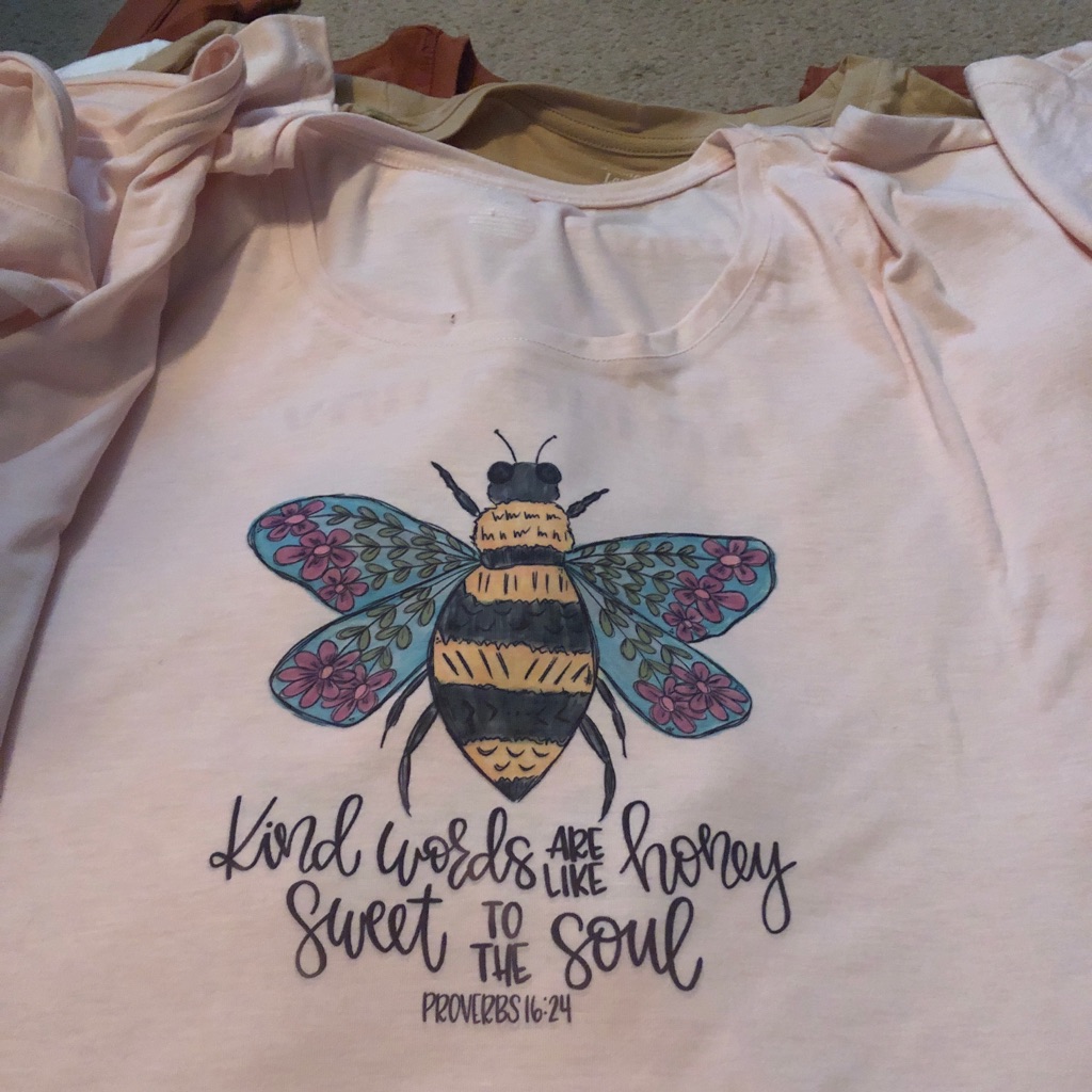 Scripture Sublimation Transfer